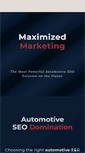 Mobile Screenshot of maximizedmarketing.net